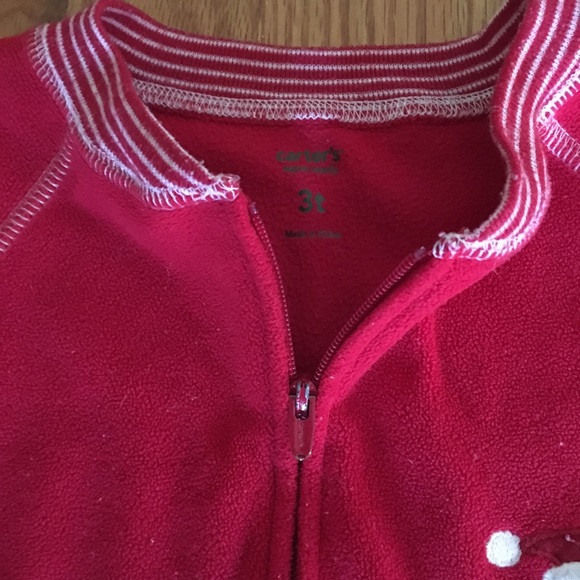 Carters 3T of Christmas Footsie Pajamas - Picture 5 of 8
